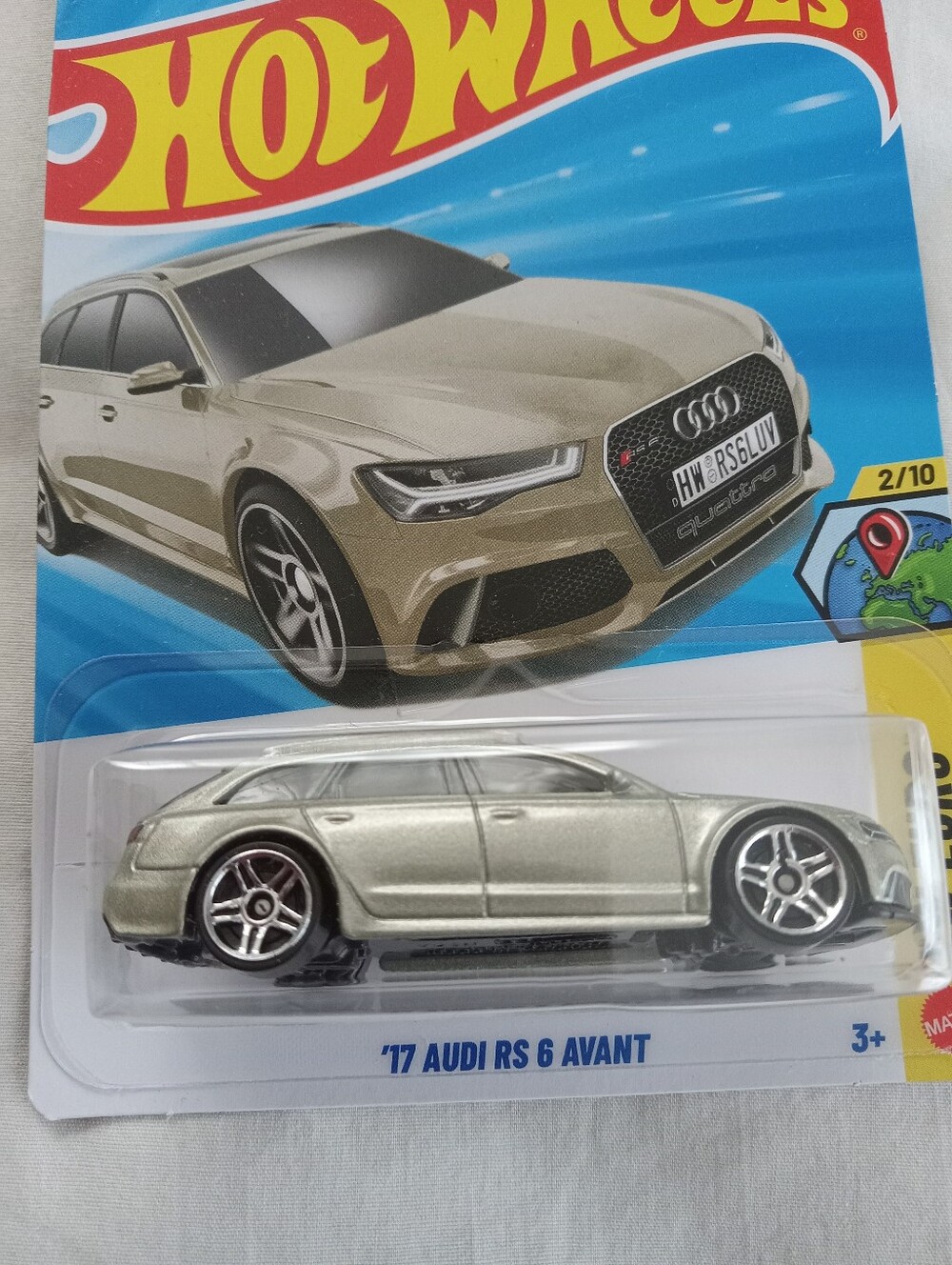 Hot Wheels '17 Audi RS 6 Avant Die-Cast Toy Car - Silver